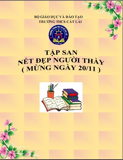 Tập san nét đẹp người thầy (mừng ngày 20/11)
