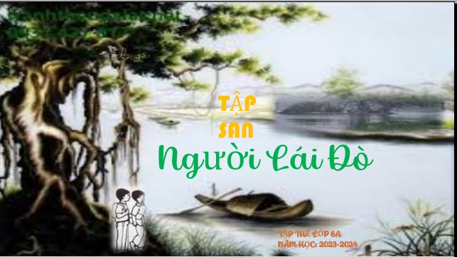 Tập san người lái đò