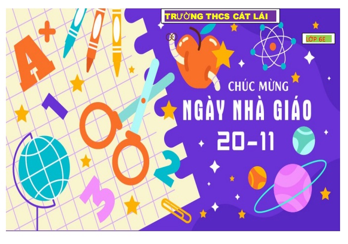 Chúc mừng ngày nhà giáo Việt Nam