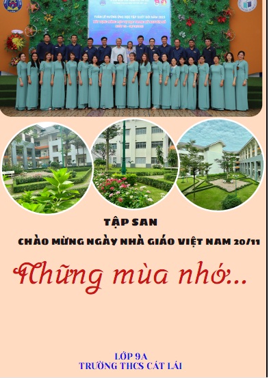 Những mùa nhớ : chào mừng ngày nhà giáo Việt Nam